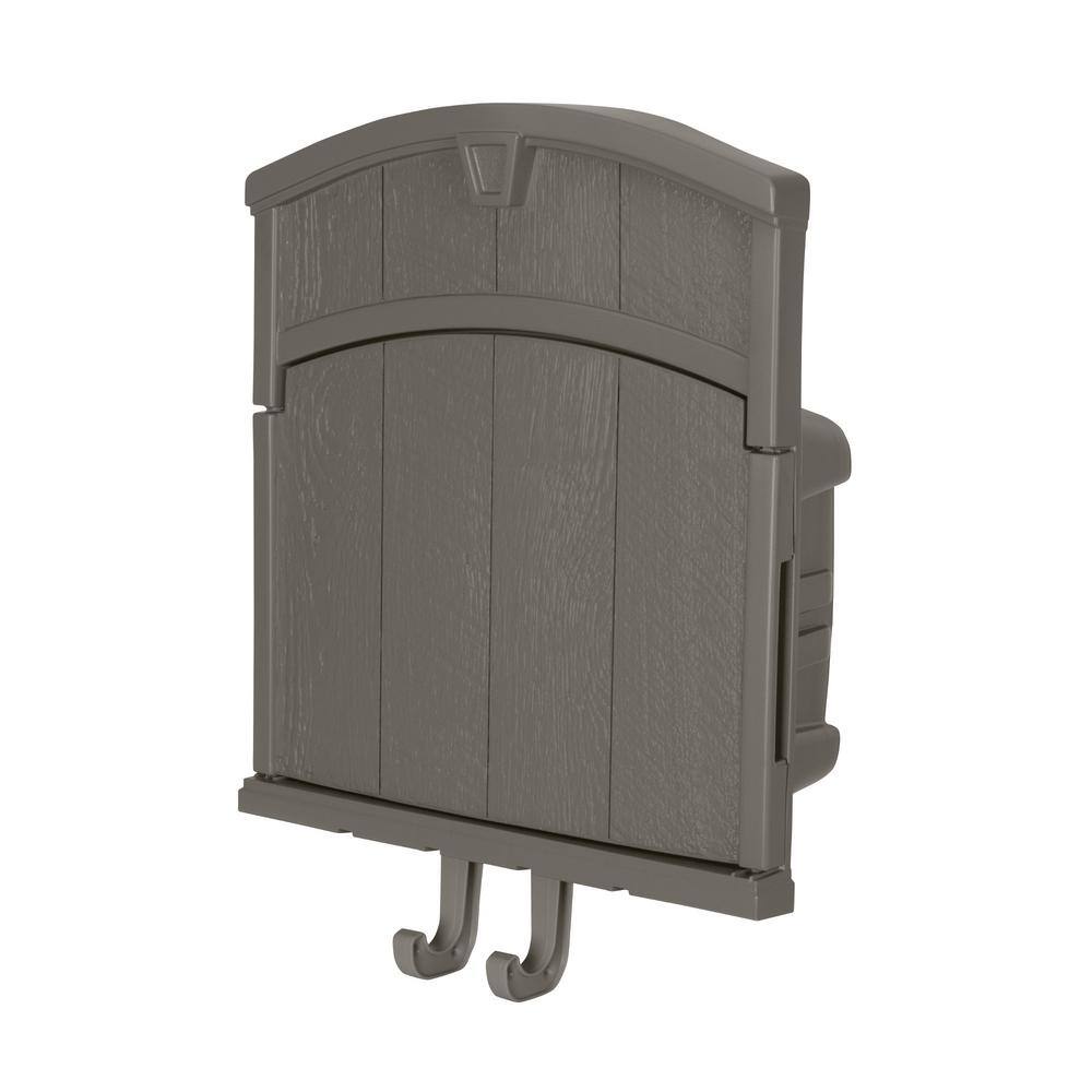 Suncast 150 ft. Farmington Hose Hanger Cabinet - Stoney CPLFHH150