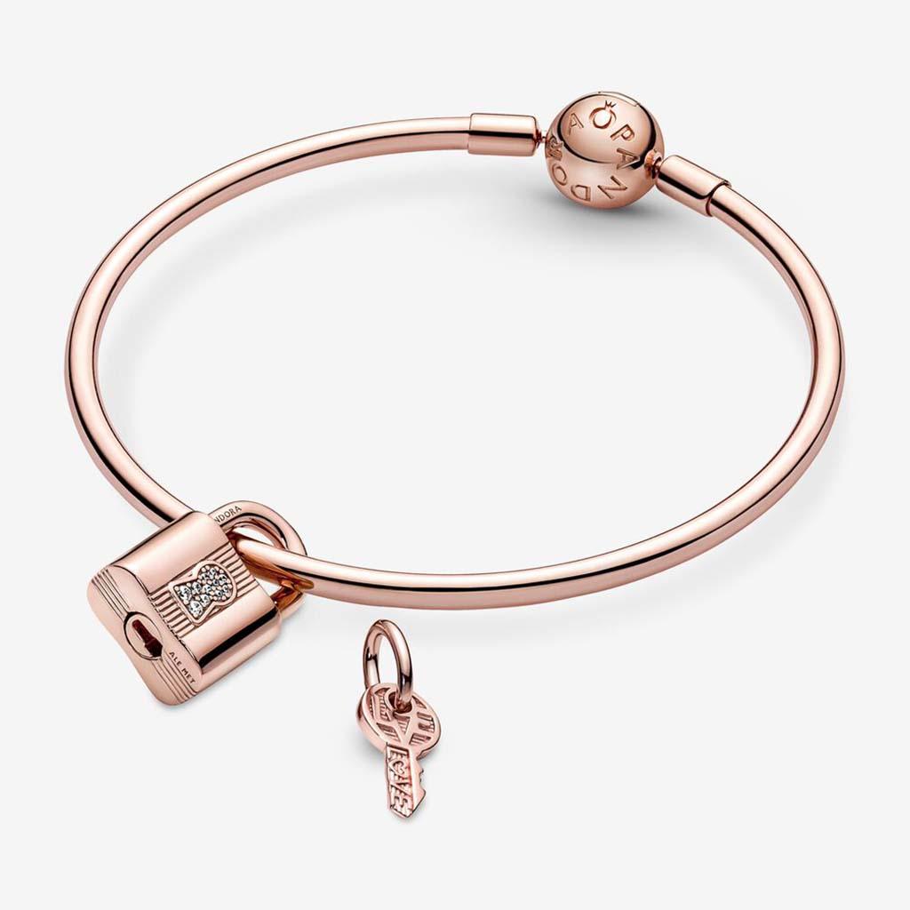 PANDORA  Padlock & Key Dangle Charm