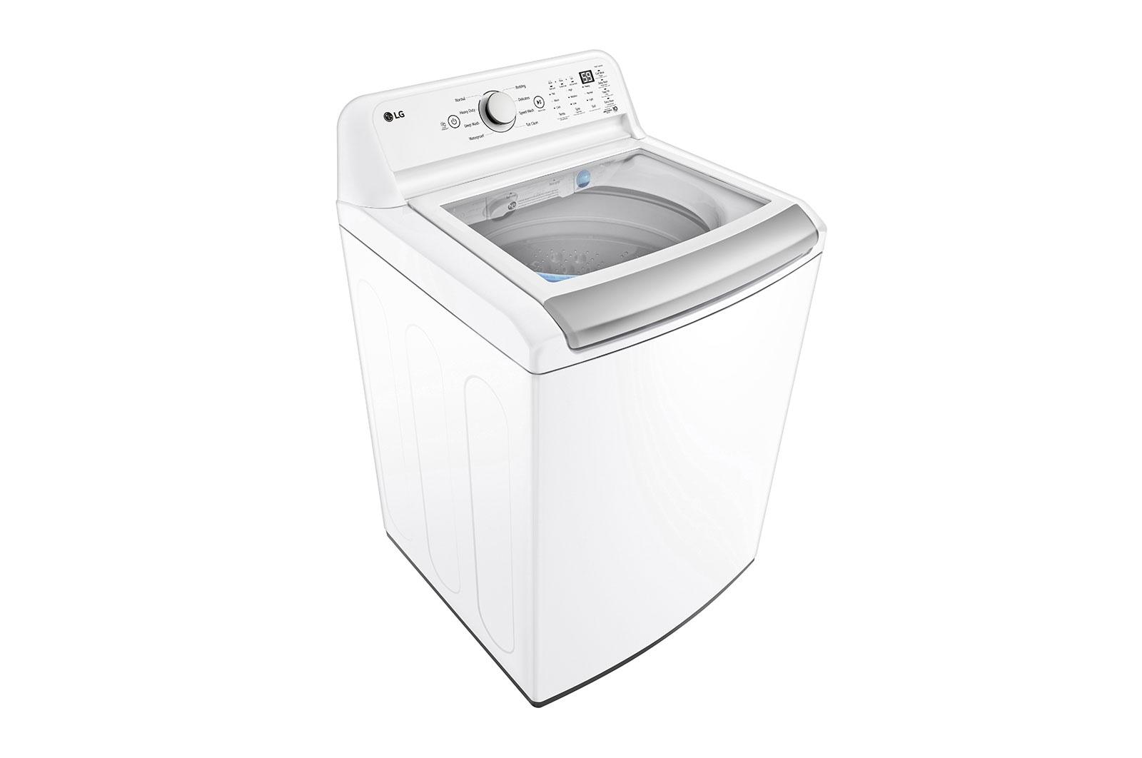 Lg WT7155CW 4.8 Cu. Ft. Mega Capacity Top Load Washer With 4-Way™ Agitator & Turbodrum™ Technology