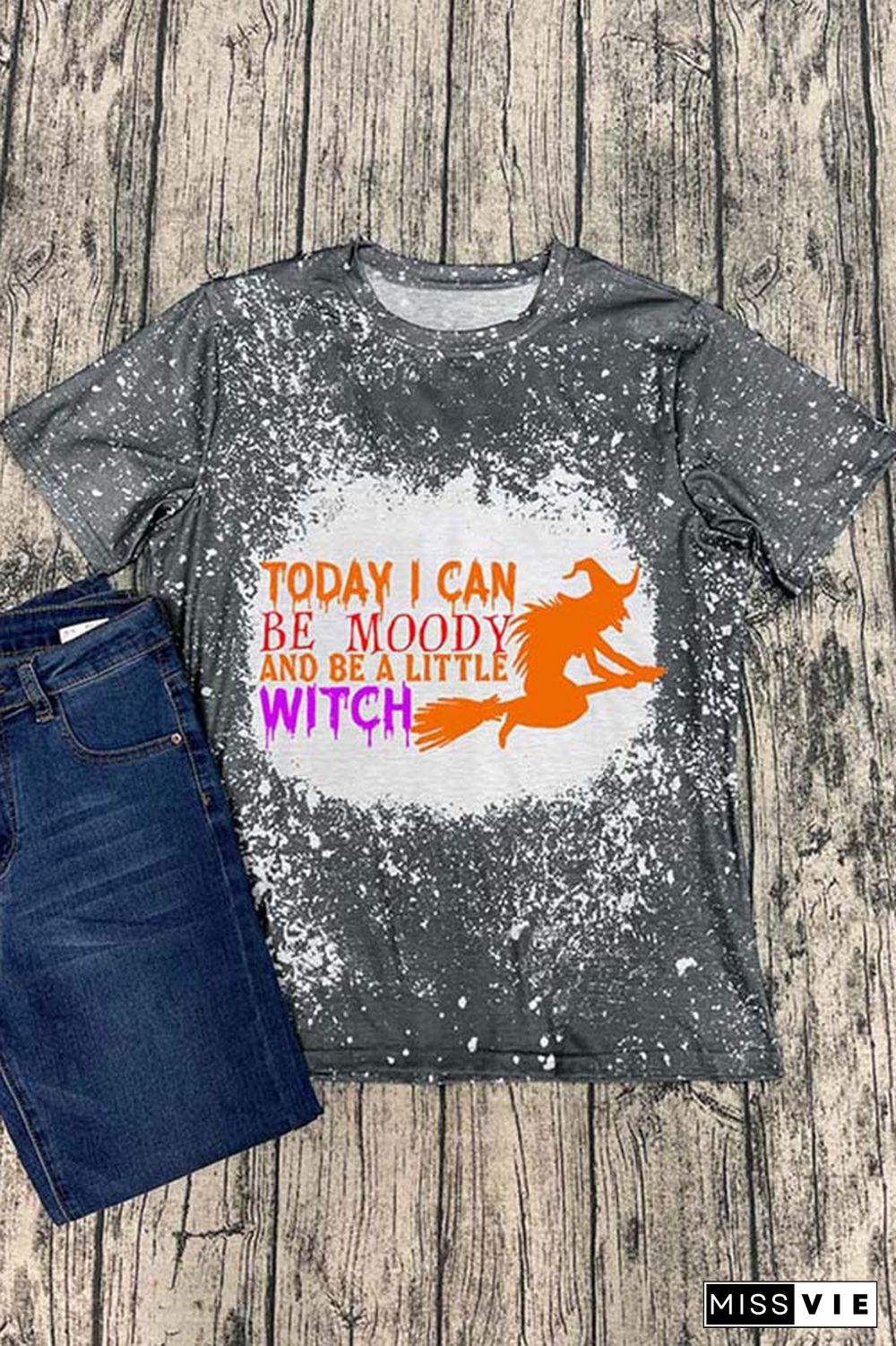 Witch Halloween Graphic Tee Wholesale