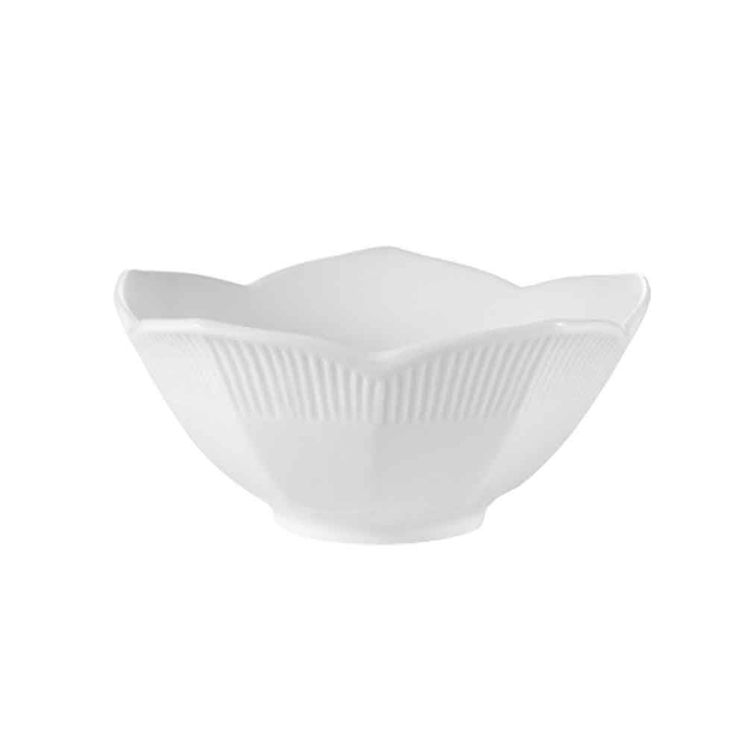 RCN Specialty Item， Lotus Bowl 5 Oz. 4-1/2Dia. X 2H， Porcelain， White