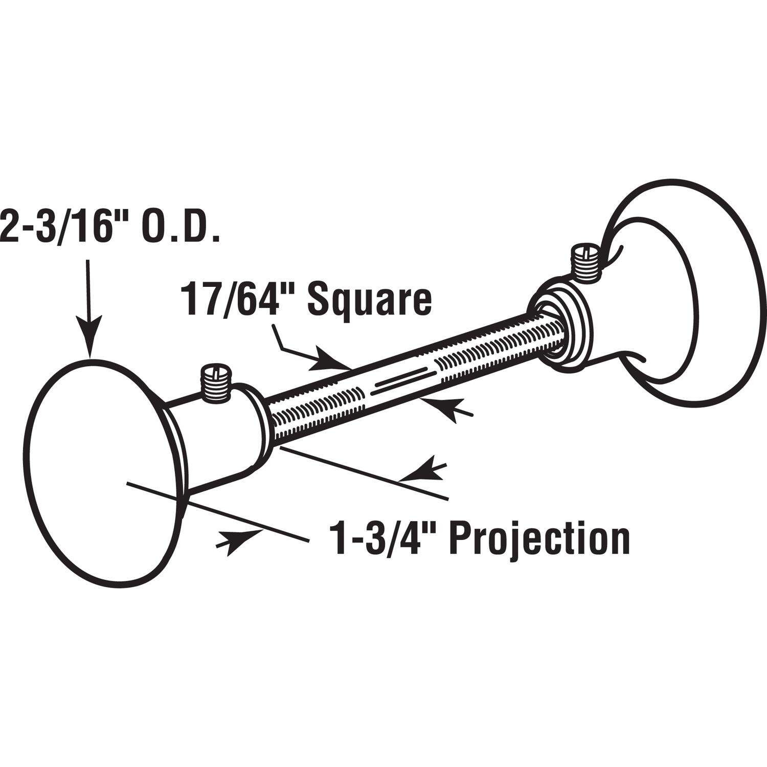 Prime-Line Polished Replacement Knobs Right or Left Handed