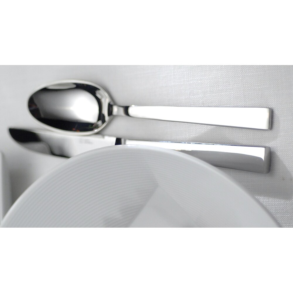 Sant' Andrea Stainless Steel Fulcrum Pierced Tablespoons (Set of 12) by Oneida