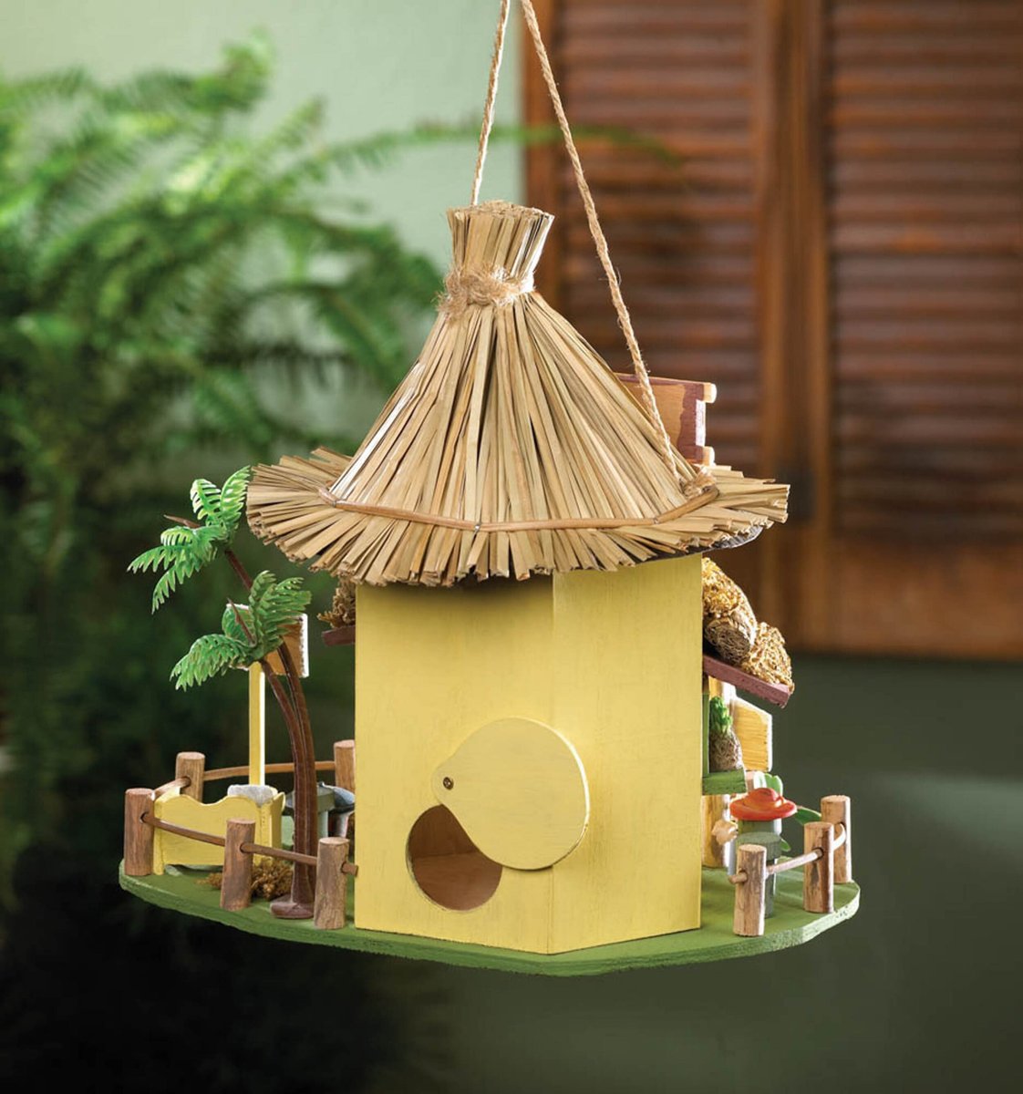 Zingz and Thingz Tiki Hut Bird House