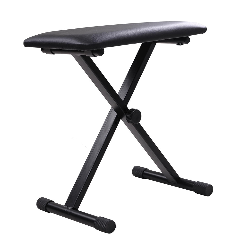 Yescom Keyboard Bench Piano Padded Stool 3-Position Height Adjustable