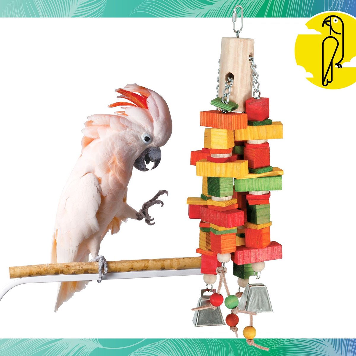 Caitec Featherland Paradise Chewin Log Bird Toy