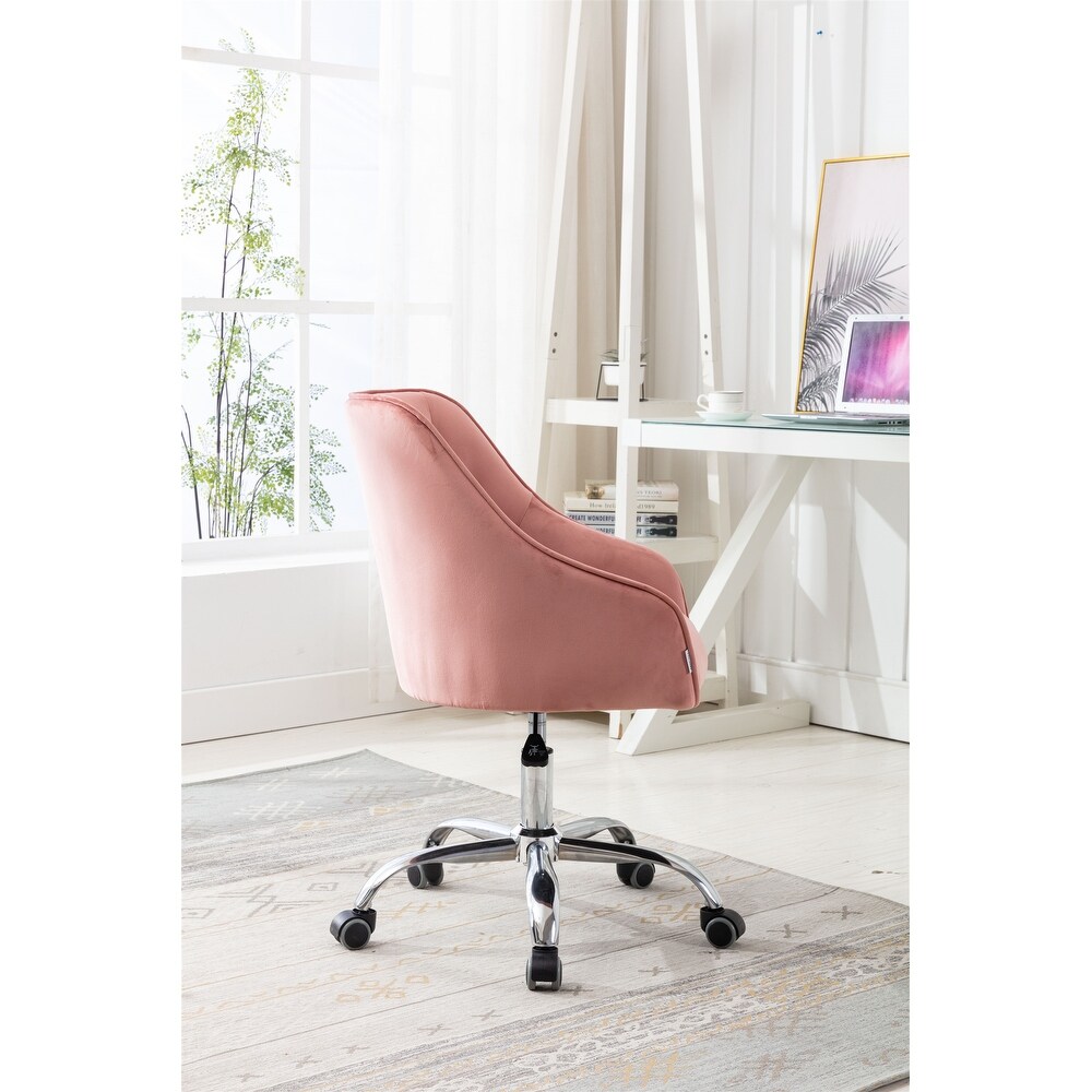 Swivel Shell Chair for Living Room Modern Leisure office Chair   22.83\