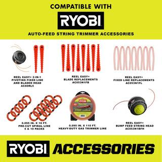 RYOBI 25 cc 2-Stroke Attachment Capable Full Crank Curved Shaft Gas String Trimmer RY252CS