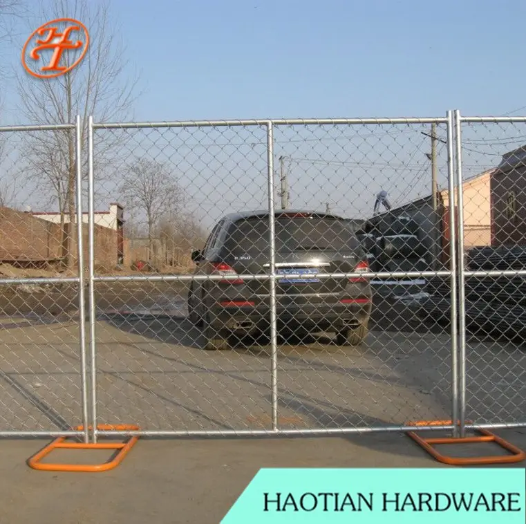 China Manufacture Supply American standard temporary fence panel/portable chain link construction fence