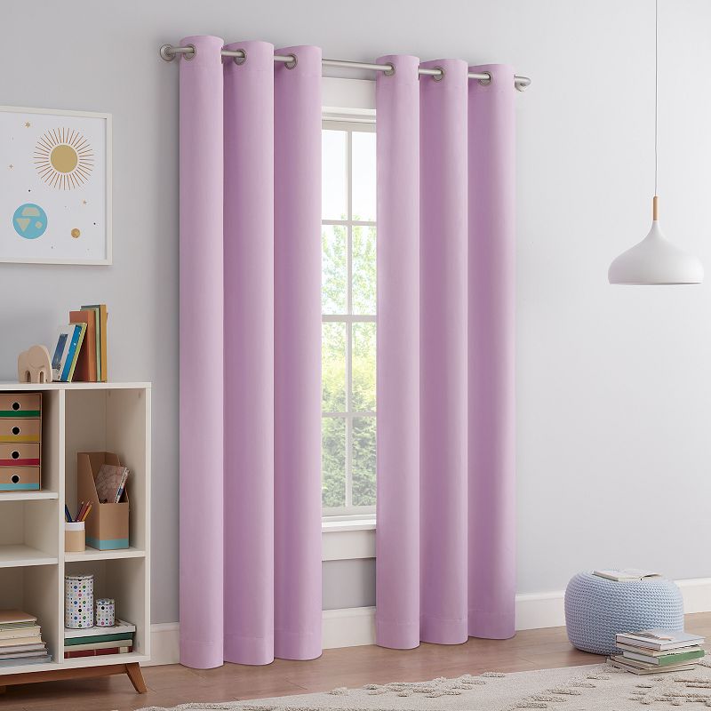 eclipse Kids Mackenzie 2-Window Blackout Curtain Panels