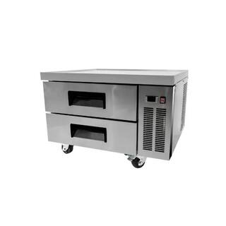 Cooler Depot 36 in. W 6.5 cu. ft. Commercial Chef Base Refrigerator Cooler in Stainless Steel cb36-2