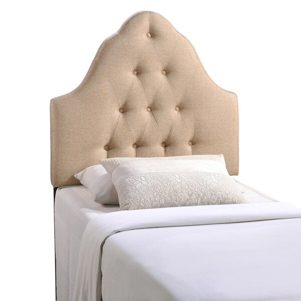 Sovereign Tufted Fabric Twin Headboard - - 9418906