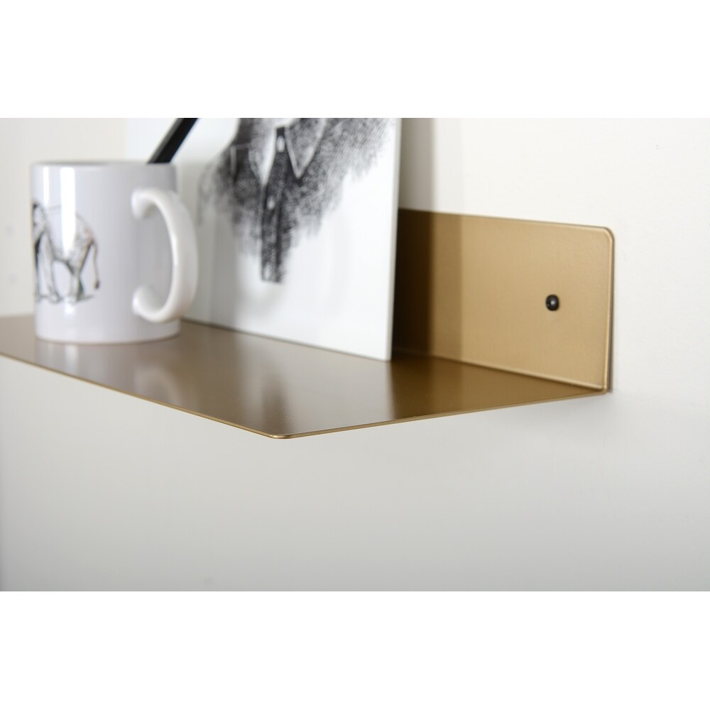 Steel Wall Shelf 2 Piece Set