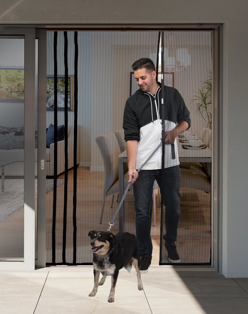 Magic Mesh Hands-Free Screen Double Dog and Cat Door