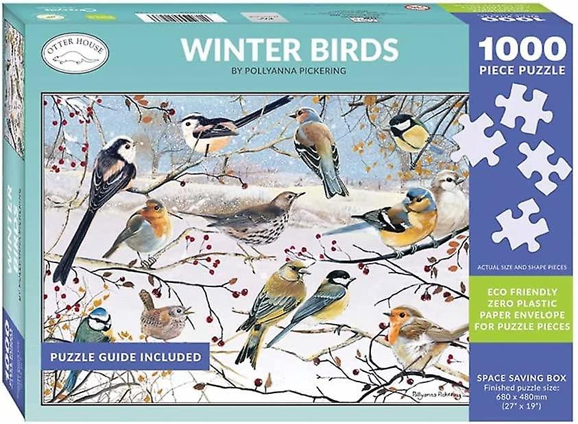 Otter House Winter Birds Jigsaw Puzzle (1000 Pieces)