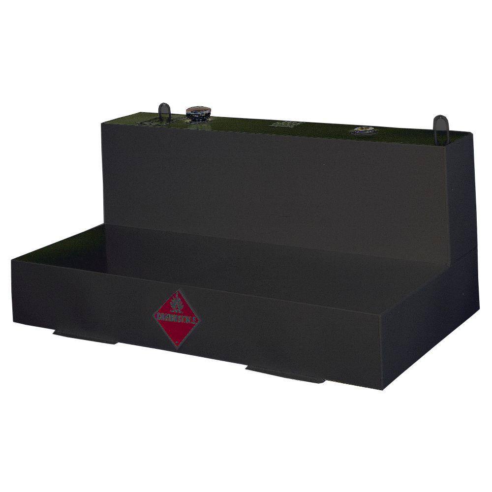 Delta L-Shaped Steel Liquid Transfer Tank in Black 480002