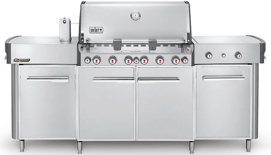 Weber Summit Stainless Steel Natural Gas Grill Center