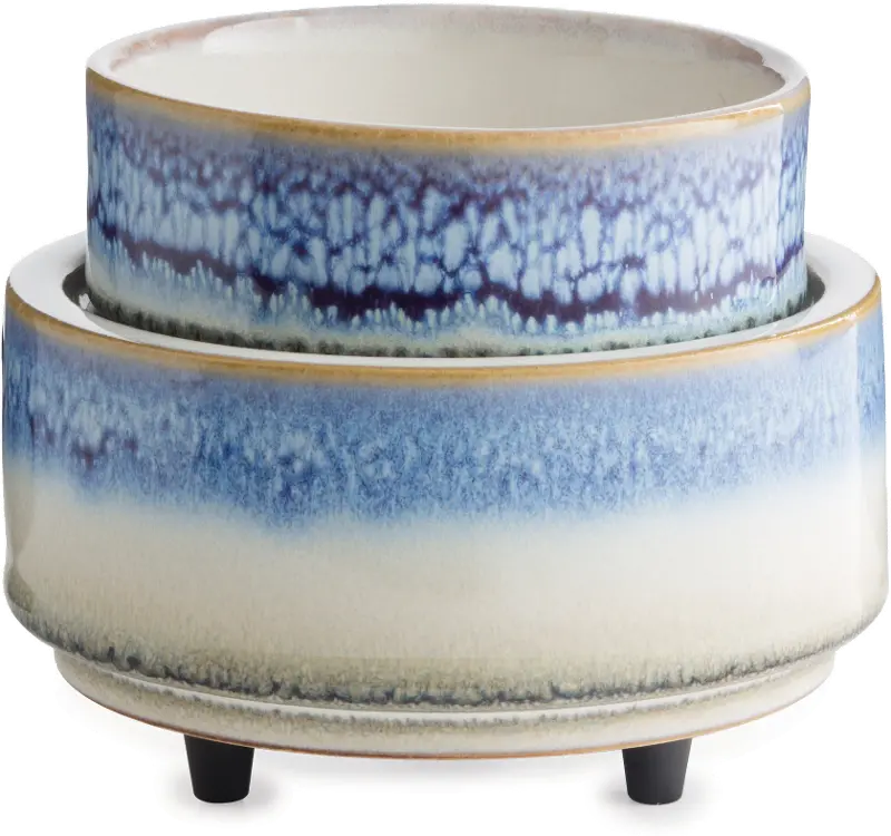 Blue and White 2-In-1 Classic Warmer