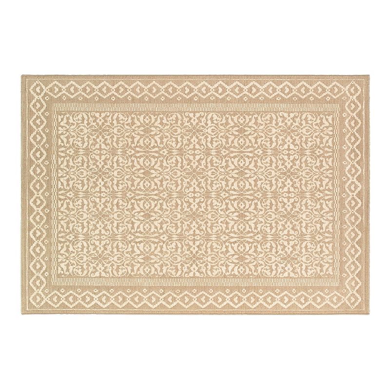 Couristan Marina Ibiza Framed Floral Rug