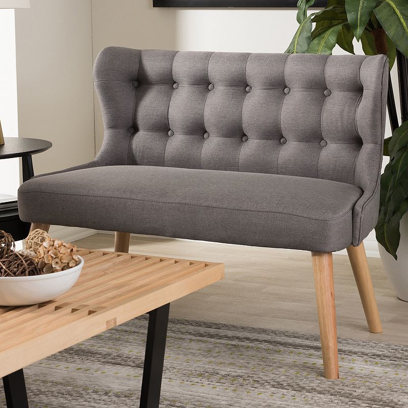 Baxton Studio Melody Modern Tufted Loveseat