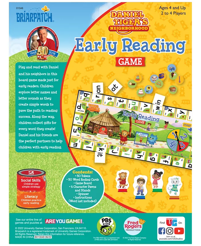 Areyougame Briarpatch Daniel Tigers Neighborhood Early Reading Game