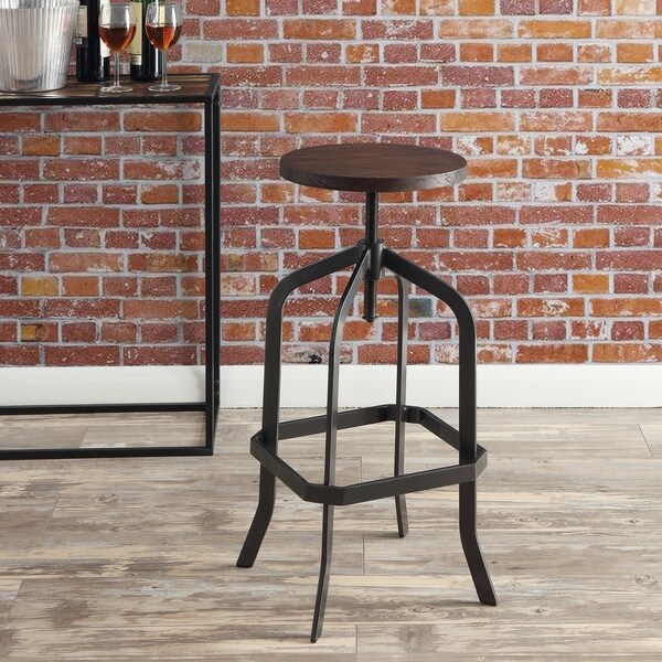 Picket House Furnishings Court Adjustable Backless Bar Stool