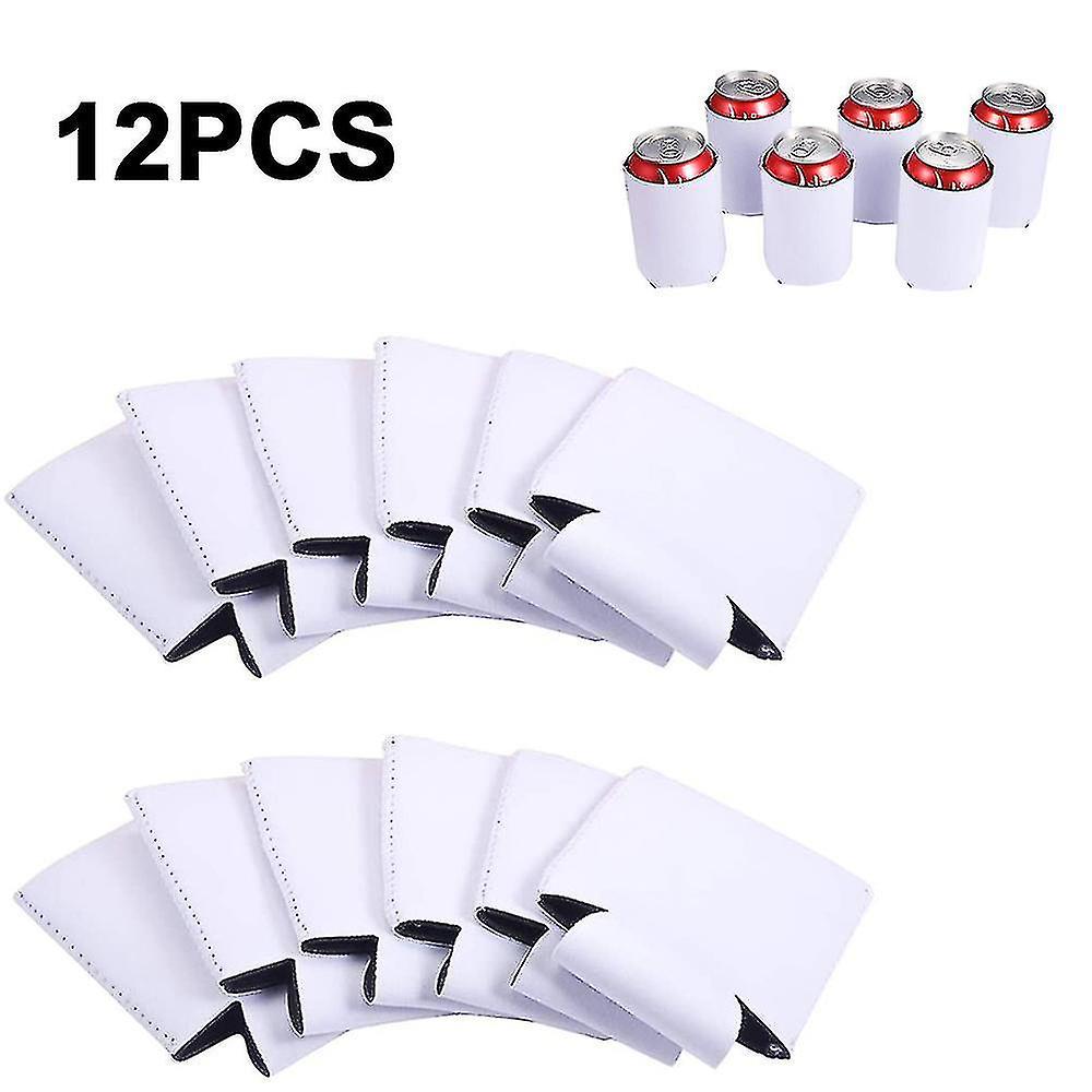 12 Pcs Beer Coke Cup Sleeves Bottle Sleeves Foldable Can Sleeves Protective Sleevescan Sleeves For S