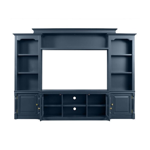 Virginia Solid Wood White Entertainment Center