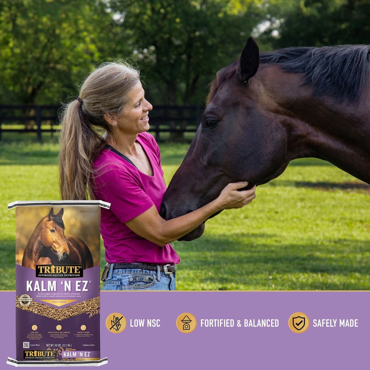 Tribute Equine Nutrition Kalm 'N EZ Textured Horse Feed