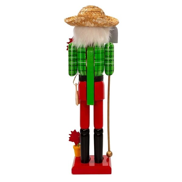 Kurt Adler 15Inch Wooden Gardener Nutcracker