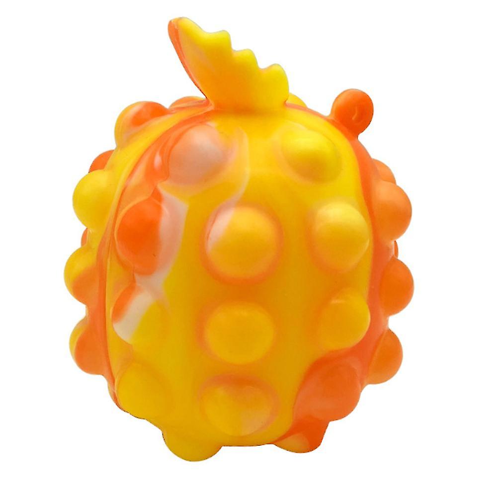 Push Bubble Pineapple Ball Soft Silicone Toy Venting Balls Sensory Stress Relief Toys for Children and Adults Gift