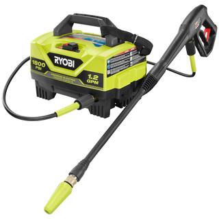 RYOBI 1800 PSI 1.2 GPM Cold Water Corded Electric Pressure Washer RY141802