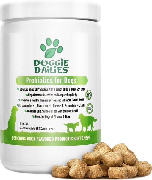 Doggie Dailies Advanced Probiotics and Prebiotics Dog Supplement