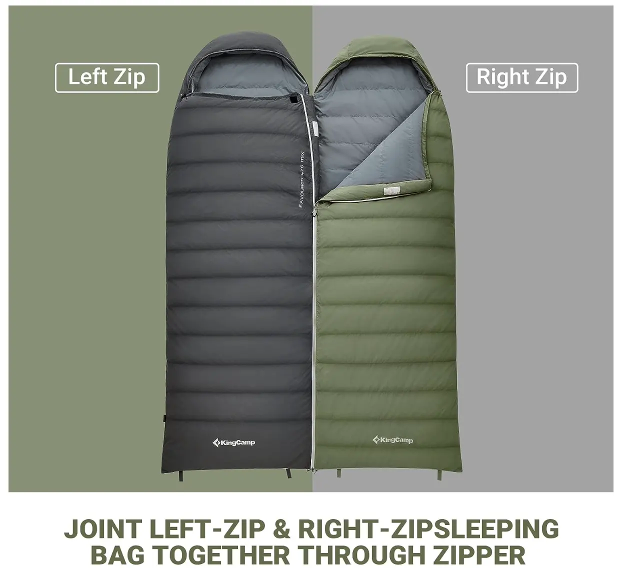 Down Sleeping Bag Portable for Adults 3 Season Backpacking Sleeping Bag for Camping Hiking Traveling sleeping bag winter  20