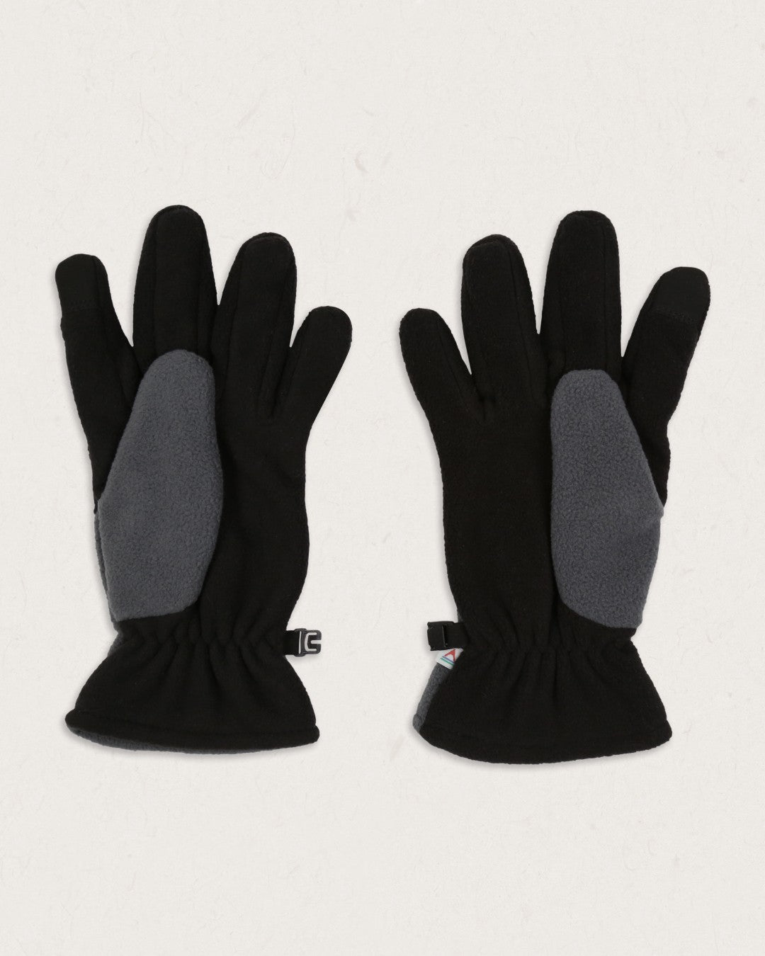 Daytrip Recycled Polar Fleece Touch Screen Gloves - Black