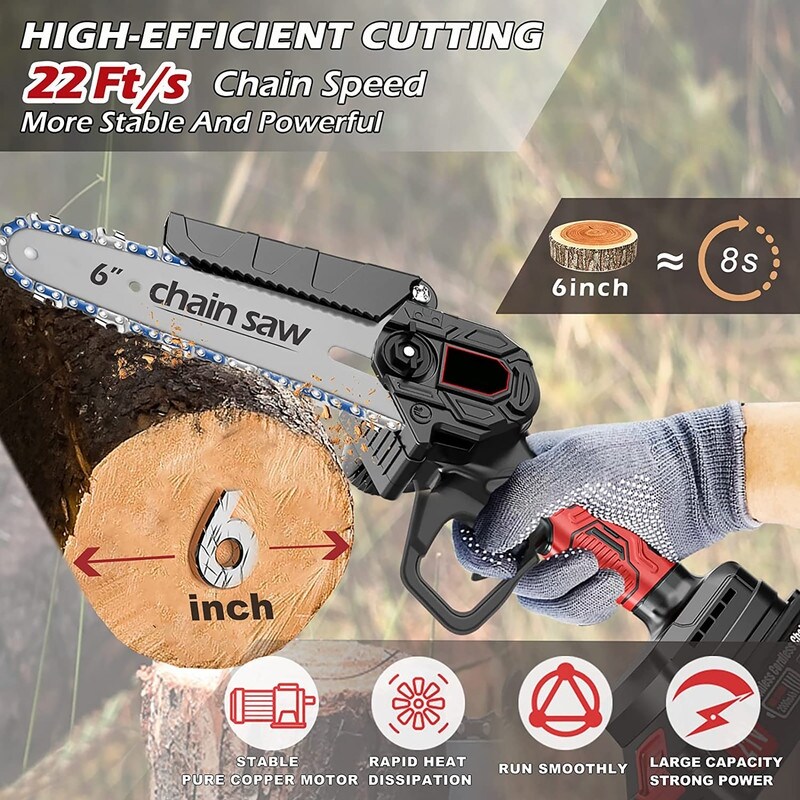 Mini Chainsaw Cordless