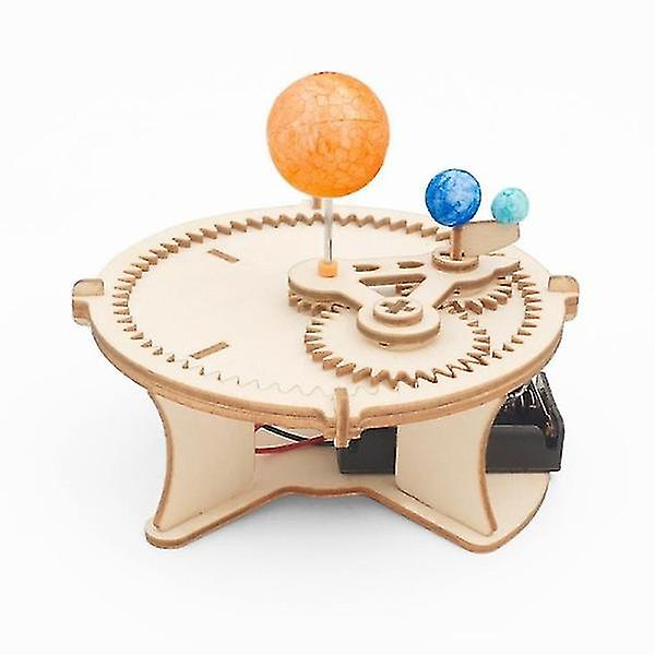 1 Set New Science Toys Electric Solar System Model Astronomy Sun Earth Moon Planet Experiment Educational Toy