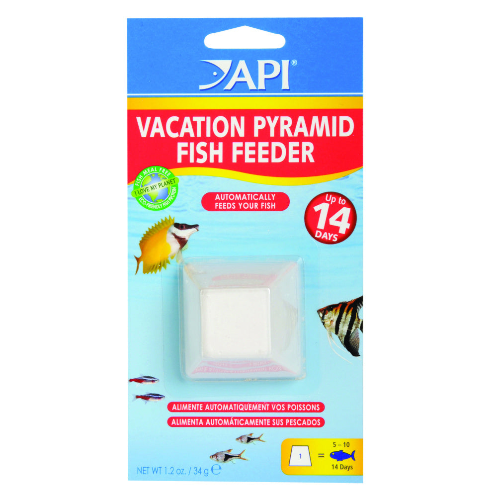 API Vacation Pyramid Fish Feeder 14-Day Automatic Fish Feeder