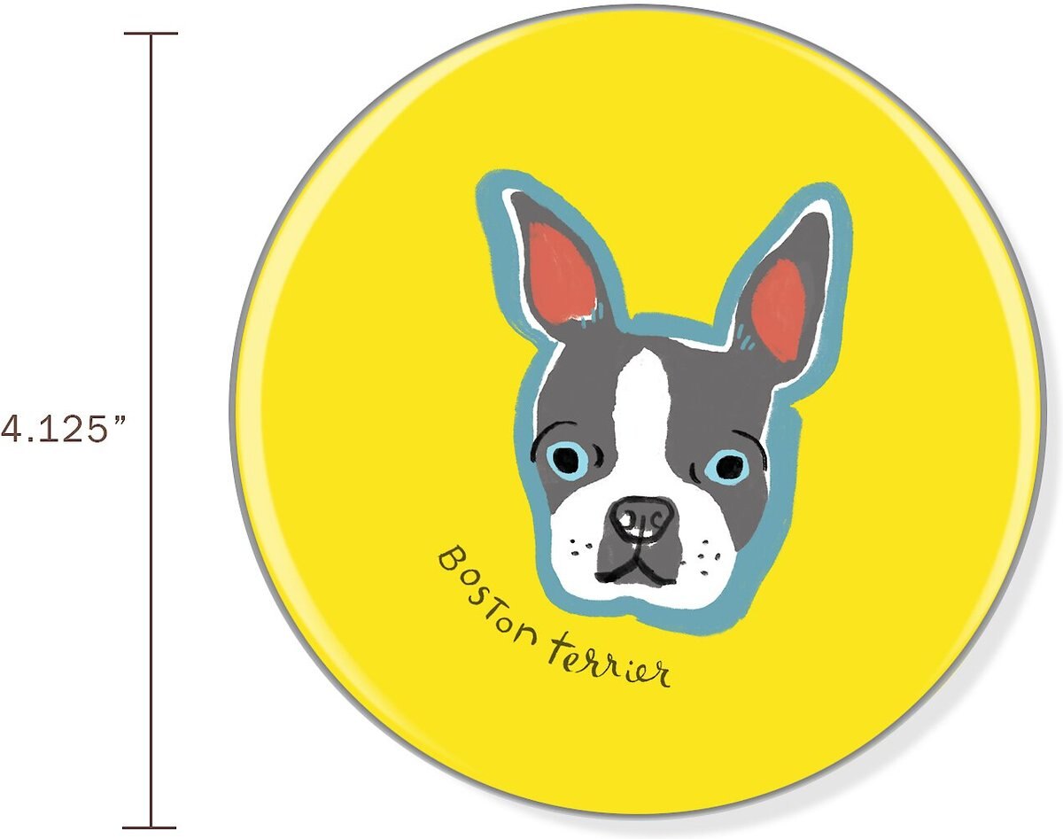 Pet Shop by Fringe Studio BFF Boston Ceramic Coaster