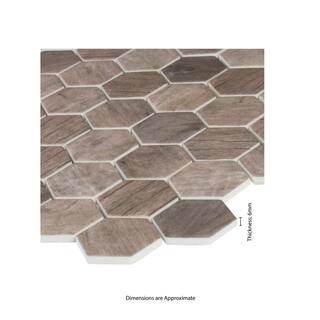 MSI Urban Tapestry 12 in. x 12 in. Matte Recycled Materials Mosaic Tile (1 sq. ft.  each) GLS-DRIFT6MM