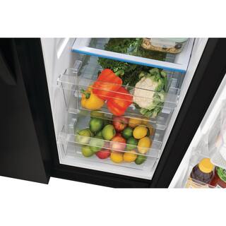 Frigidaire 22.3 cu. ft. 33 in. Side by Side Refrigerator in Black Standard Depth FRSS2323AB