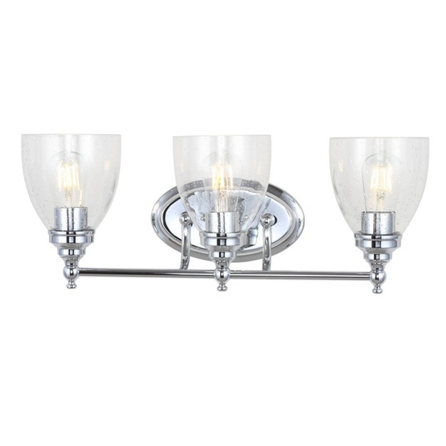 Metal glass Marais Wall Sconce includes Energy Efficient Light Bulb Jonathan Y