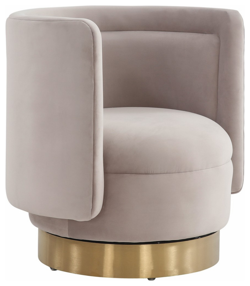 Safavieh Couture Brynlee Swivel Accent Chair   Contemporary   Armchairs And Accent Chairs   by Safavieh  Houzz