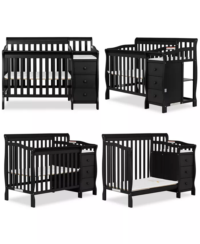 Dream On Me Jayden 4-in-1 Mini Convertible Crib And Changer