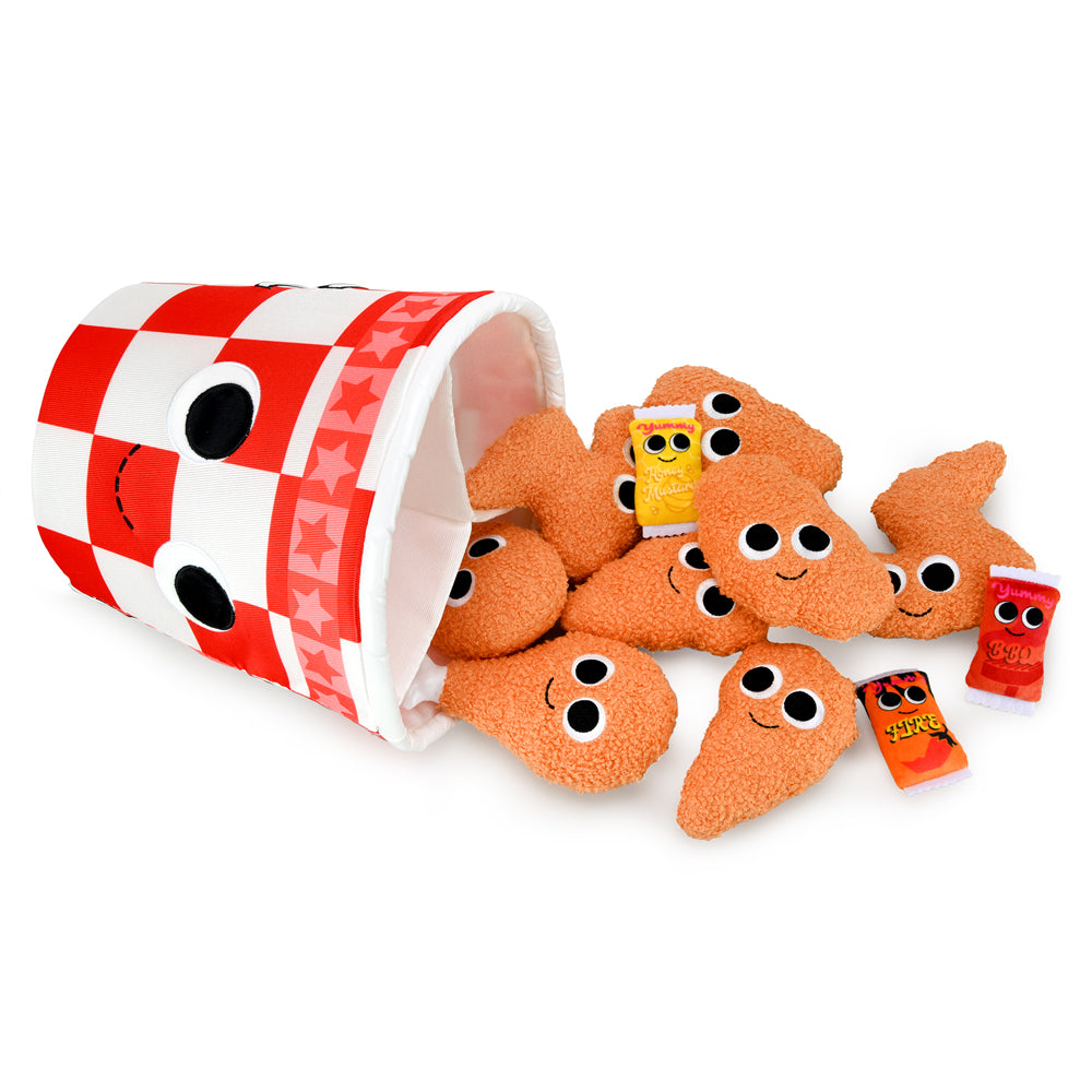 Yummy World Bertha Bucket of Fried Chicken Interactive Plush