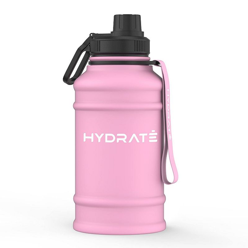 Water Bottle with Carrying Strap and Leak Proof Screw Cap for Gym， Exercise