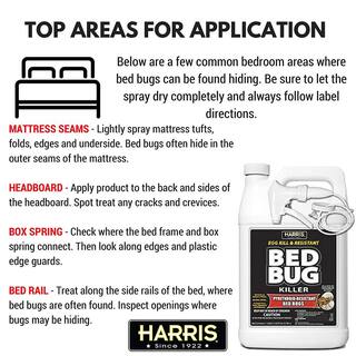 Harris 1 Gal. Ready-to-Use Egg Kill and Resistant Bed Bug Killer BLKBB-128