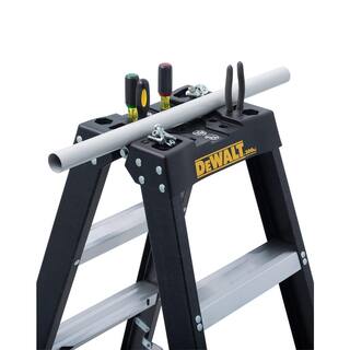 DW 4 ft. Fiberglass Step Ladder 8.5 ft. Reach Height Type 1A - 300 lbs. Expanded Work Step and Impact Absorption System DXL3030-04