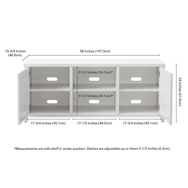 Granger Rectangular TV Stand for TV's up to 65