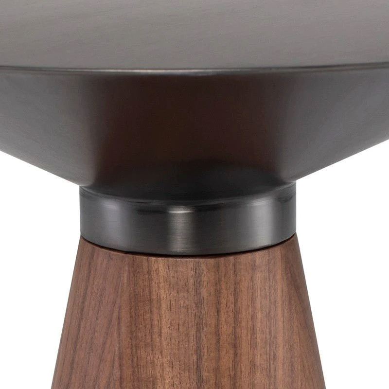 Tara Walnut Side Table   Contemporary   Side Tables And End Tables   by V.S.D Furniture  Houzz